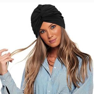 NEW! Turbans Head Cover Twisted Headwrap Cap Stretch Turbans